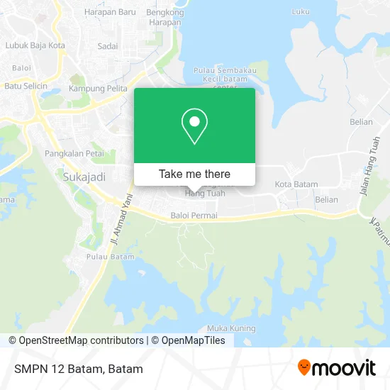 SMPN 12 Batam map