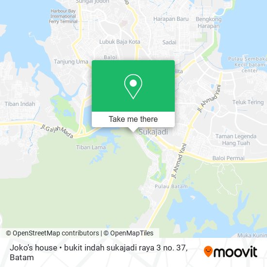 Joko's house • bukit indah sukajadi raya 3 no. 37 map