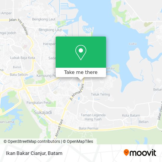 Ikan Bakar Cianjur map