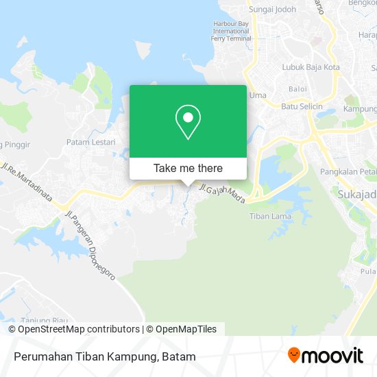 Perumahan Tiban Kampung map