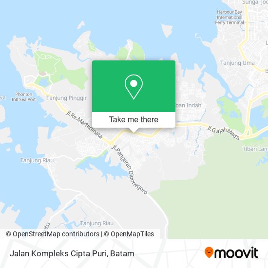 Jalan Kompleks Cipta Puri map