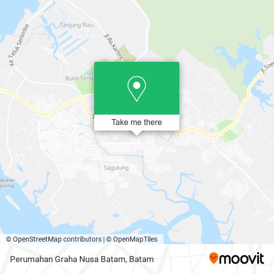 Perumahan Graha Nusa Batam map