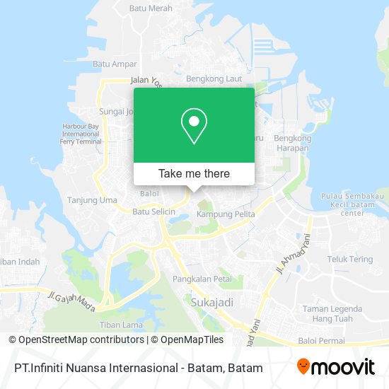 PT.Infiniti Nuansa Internasional - Batam map