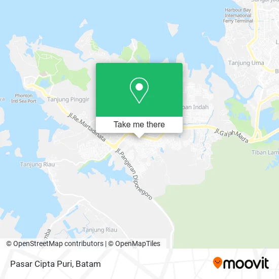 Pasar Cipta Puri map