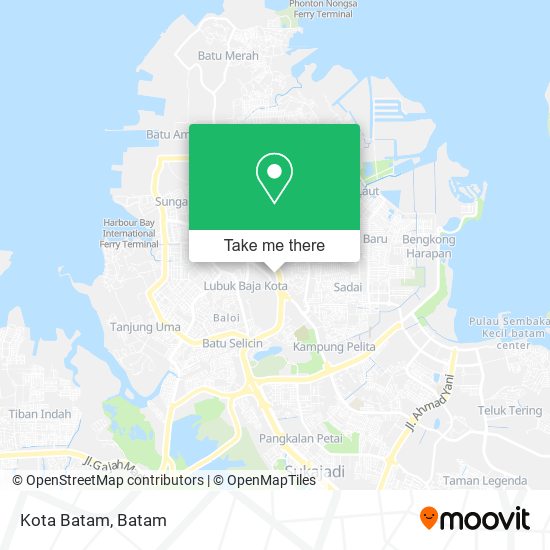 Kota Batam map