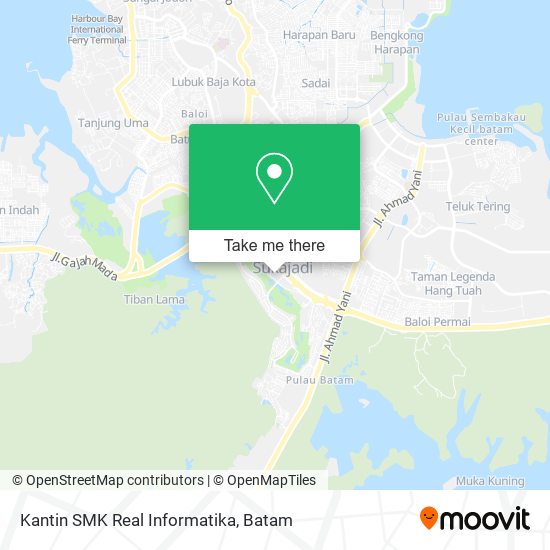 Kantin SMK Real Informatika map