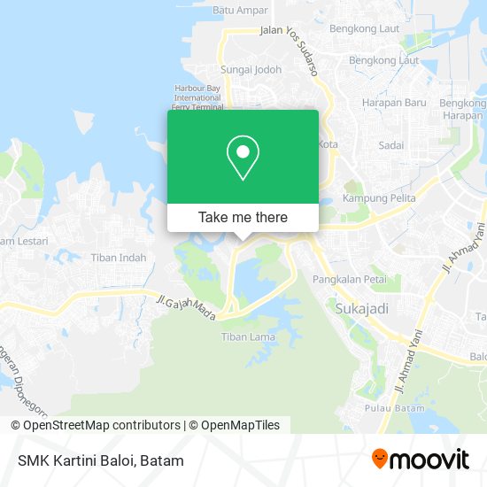 SMK Kartini Baloi map