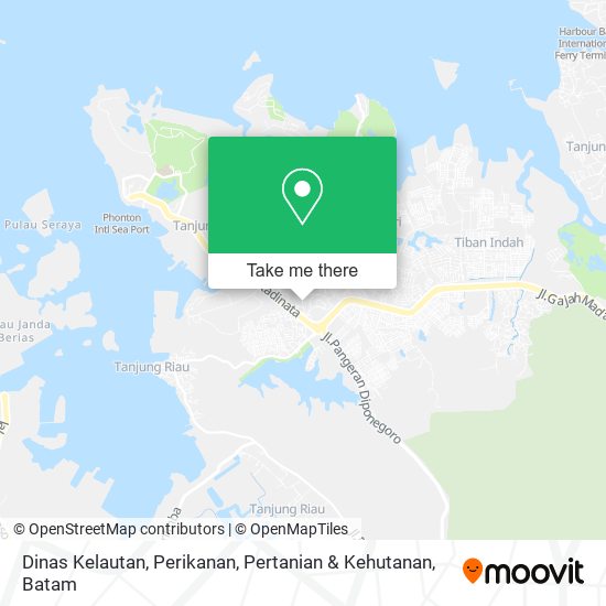Dinas Kelautan, Perikanan, Pertanian & Kehutanan map