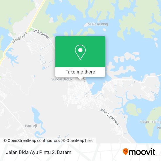 Jalan Bida Ayu Pintu 2 map