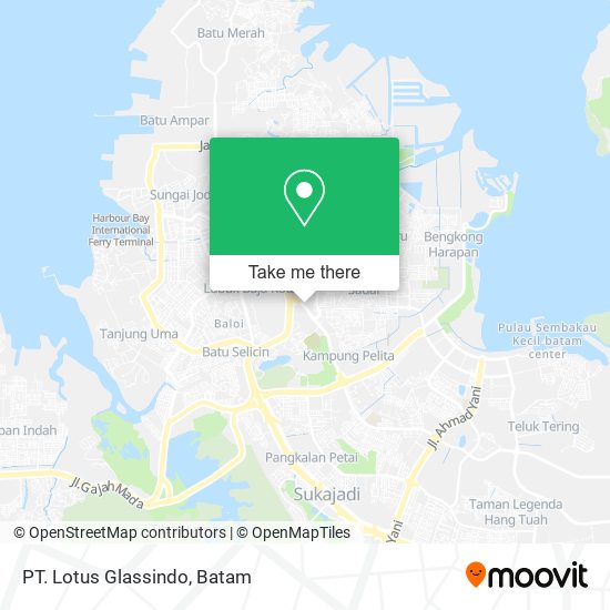 PT. Lotus Glassindo map