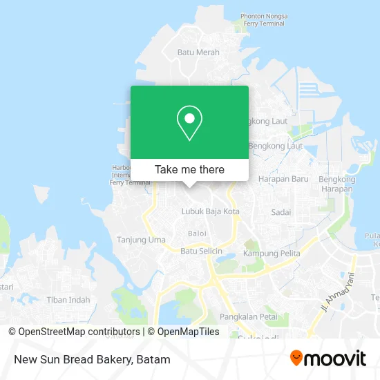 New Sun Bread Bakery map