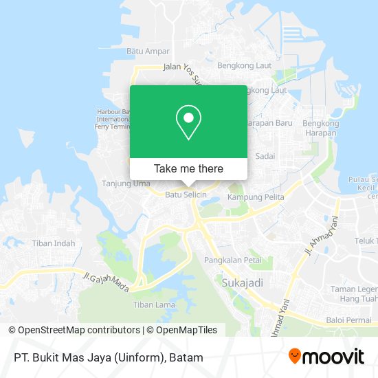 PT. Bukit Mas Jaya (Uinform) map