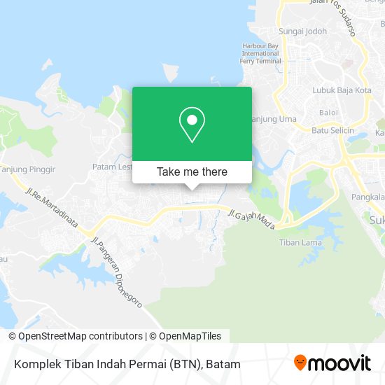 Komplek Tiban Indah Permai (BTN) map