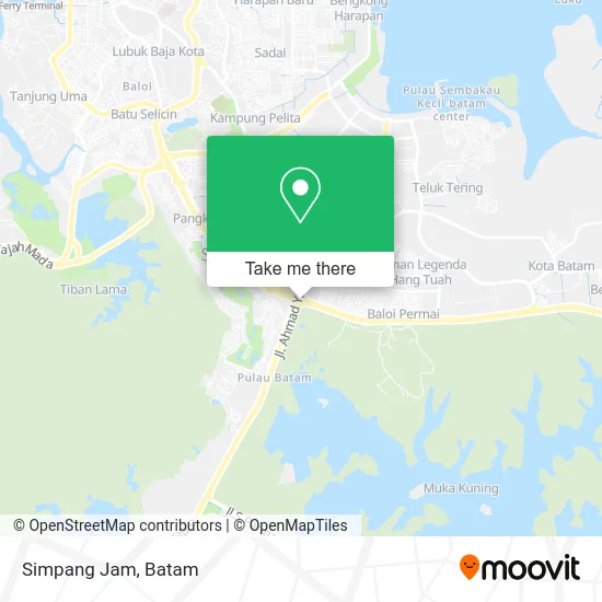 Simpang Jam map