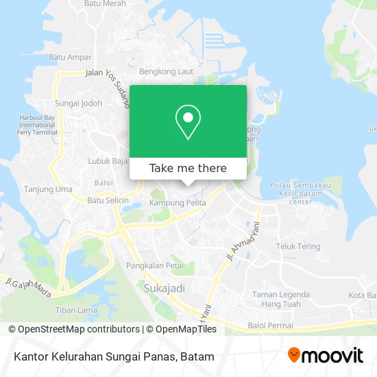 Kantor Kelurahan Sungai Panas map