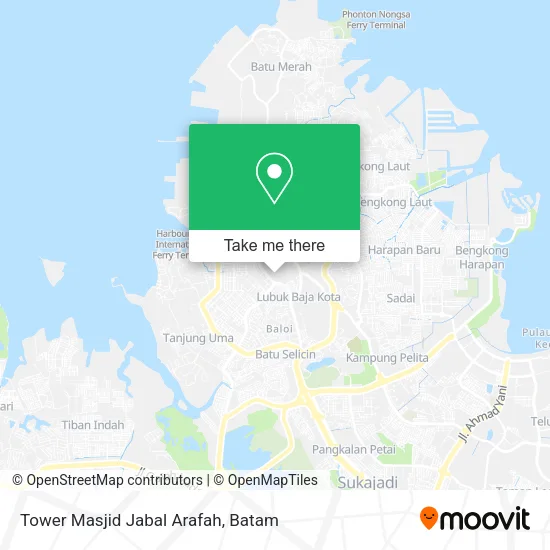Tower Masjid Jabal Arafah map