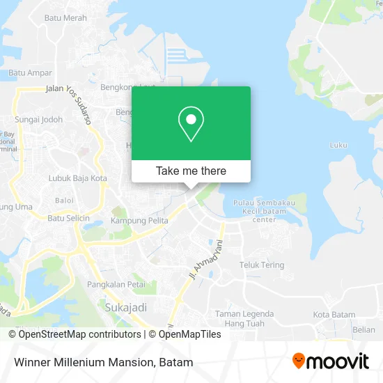 Winner Millenium Mansion map