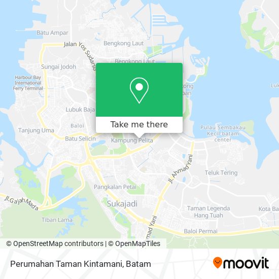 Perumahan Taman Kintamani map