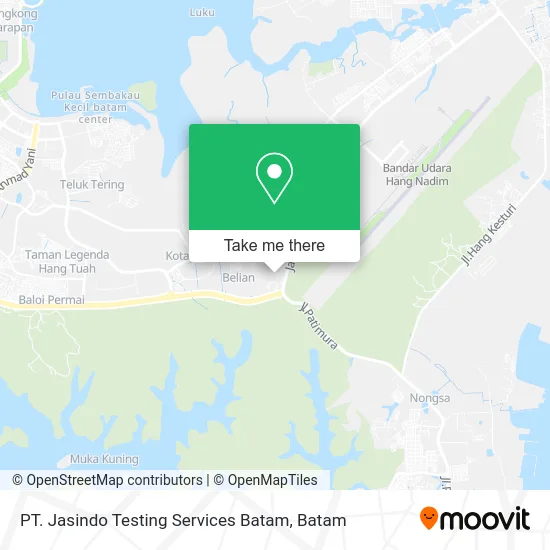 PT. Jasindo Testing Services Batam map