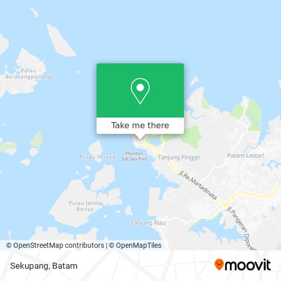 Sekupang map