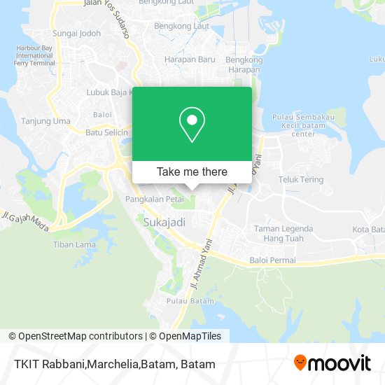 TKIT Rabbani,Marchelia,Batam map