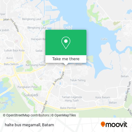halte bus megamall map