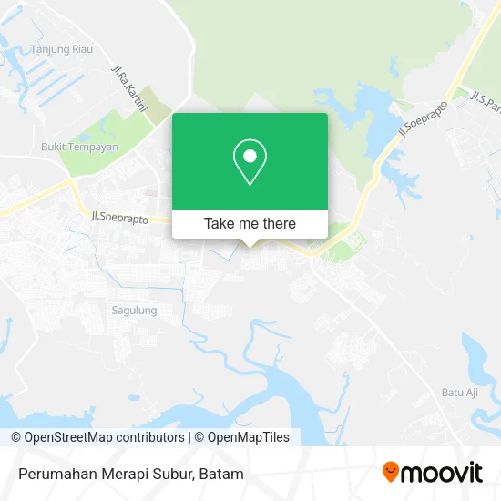 Perumahan Merapi Subur map