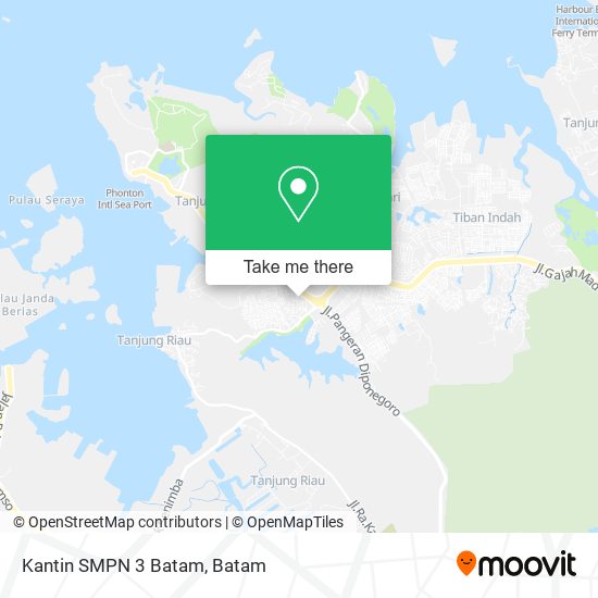 Kantin SMPN 3 Batam map