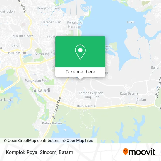 Komplek Royal Sincom map