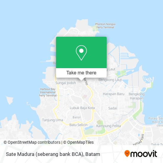 Sate Madura (seberang bank BCA) map