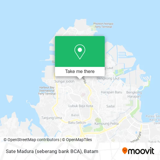 Sate Madura (seberang bank BCA) map