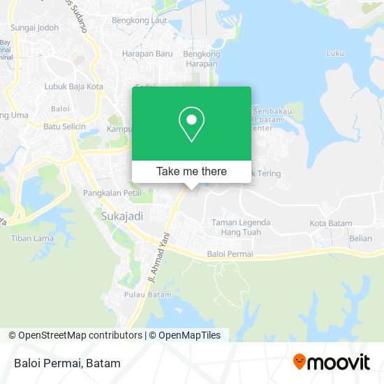 Baloi Permai map