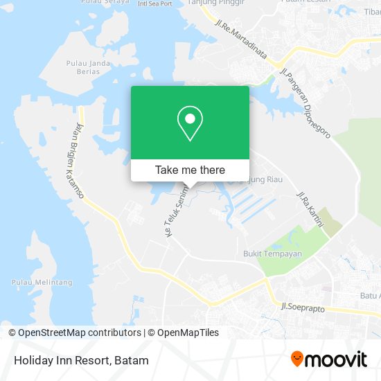 Holiday Inn Resort map