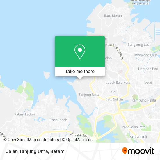 Jalan Tanjung Uma map