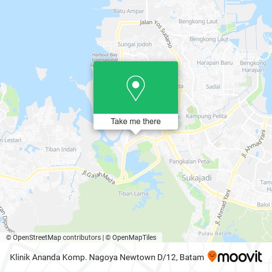 Klinik Ananda Komp. Nagoya Newtown D / 12 map