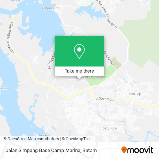 Jalan Simpang Base Camp Marina map