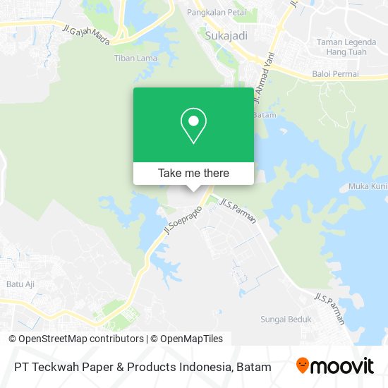 PT Teckwah Paper & Products Indonesia map