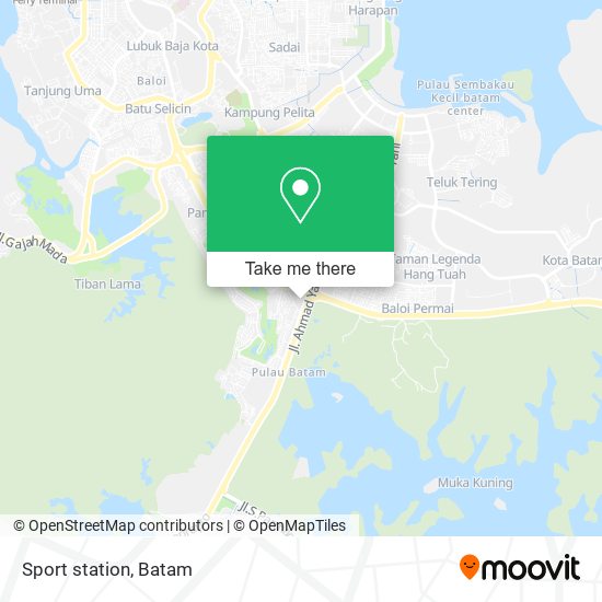 Sport station map