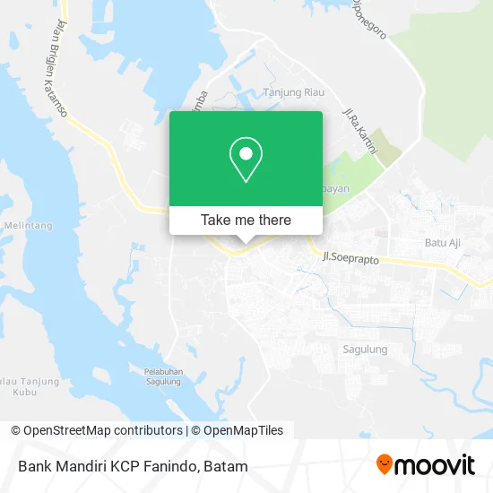 Bank Mandiri KCP Fanindo map