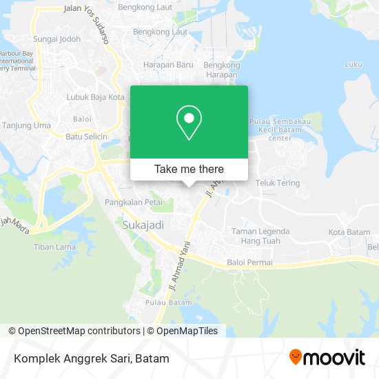 Komplek Anggrek Sari map