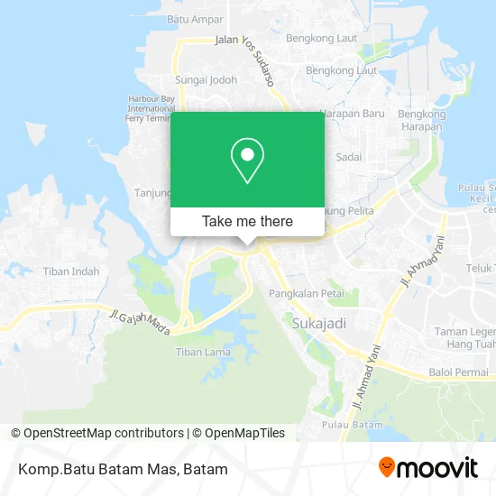 Komp.Batu Batam Mas map