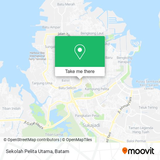 Sekolah Pelita Utama map