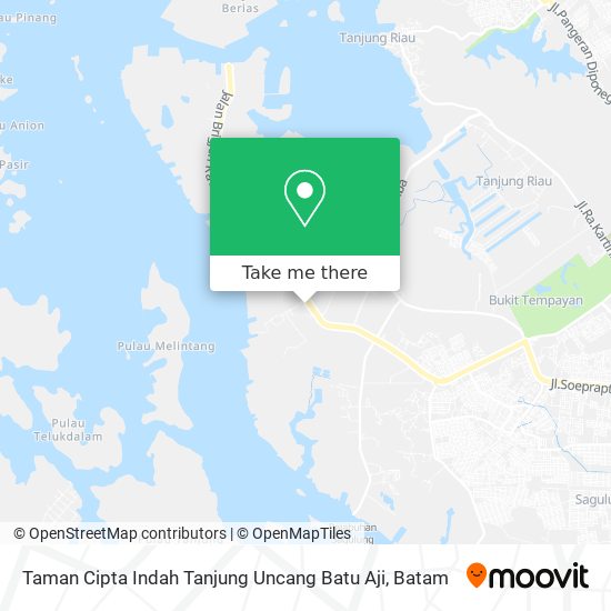 Taman Cipta Indah Tanjung Uncang Batu Aji map