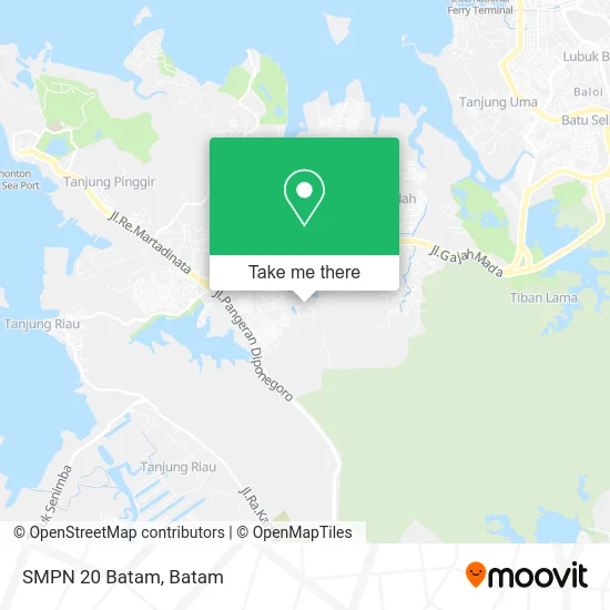SMPN 20 Batam map