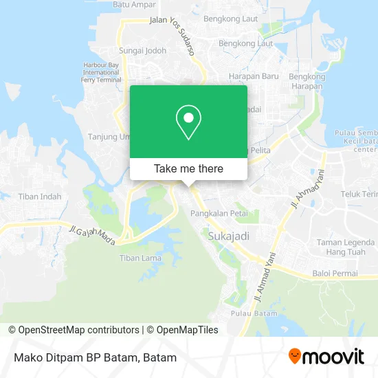 Mako Ditpam BP Batam map