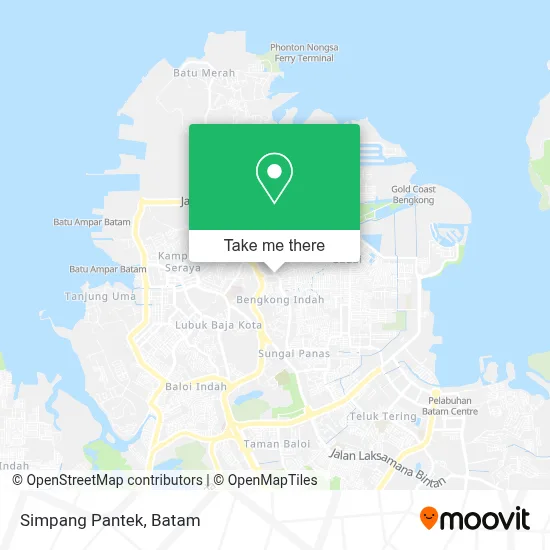 Simpang Pantek map