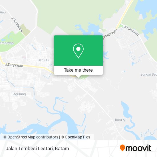 Jalan Tembesi Lestari map