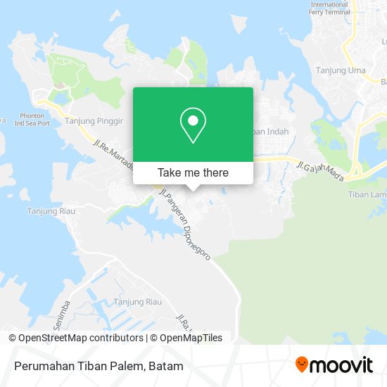 Perumahan Tiban Palem map