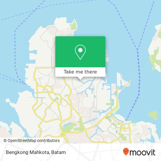 Bengkong Mahkota map