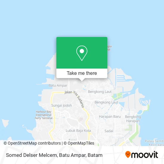 Somed Delser Melcem, Batu Ampar map